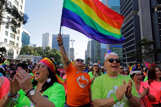 Huge crowds for LGBT pride parade in Brazil's biggest city | iNFOnews.ca