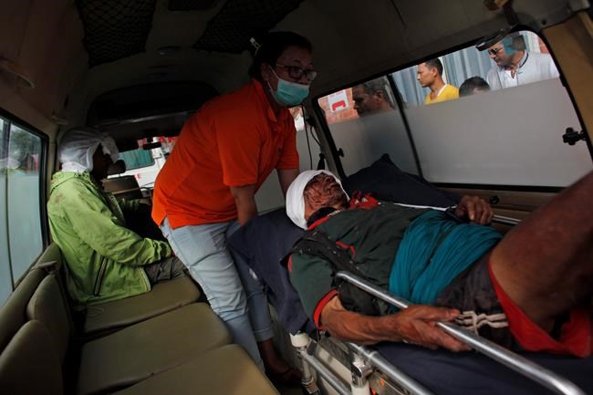 Overcrowded bus slips off mountain road in Nepal, killing 18 | iNFOnews.ca
