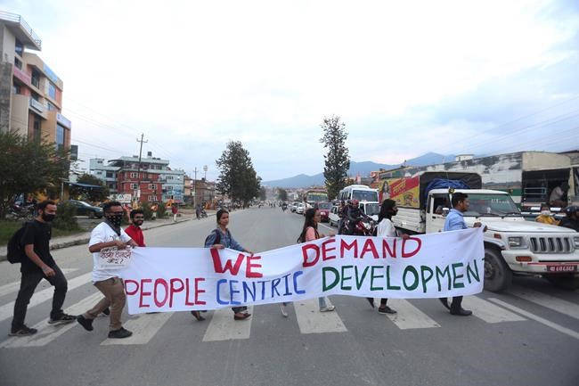 Protest in Nepal against plan to cut trees to widen road | iNFOnews.ca