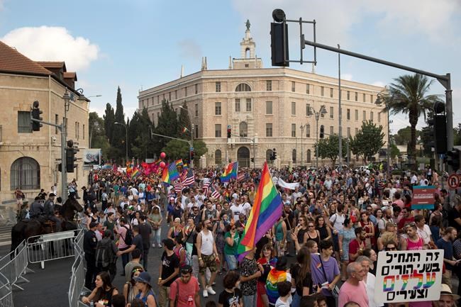 Thousands march in Jerusalem Gay Pride amid surrogacy uproar | iNFOnews.ca