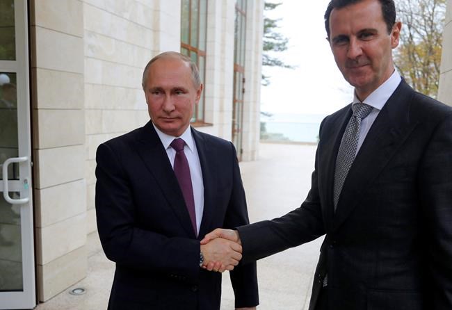 Russia's Putin not likely to give up involvement in Syria | iNFOnews.ca