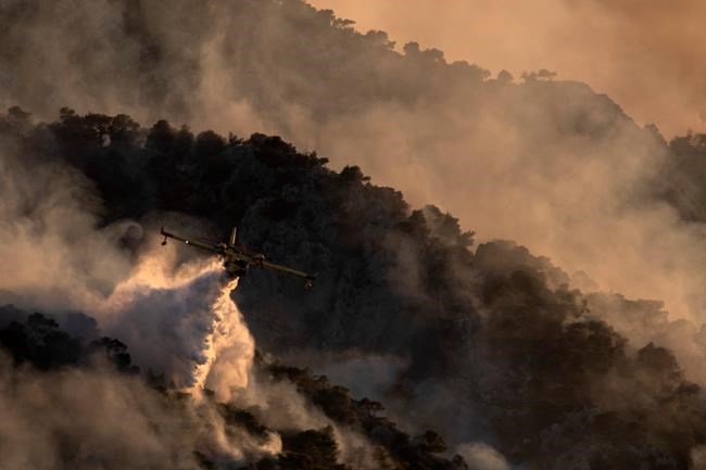 As winds drop, firefighters see gains against Greek wildfire | iNFOnews.ca