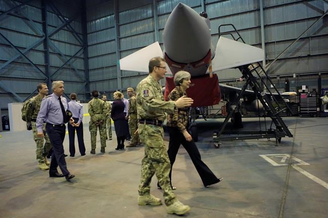 UK's May hails military personnel in Cyprus in IS fight | iNFOnews.ca