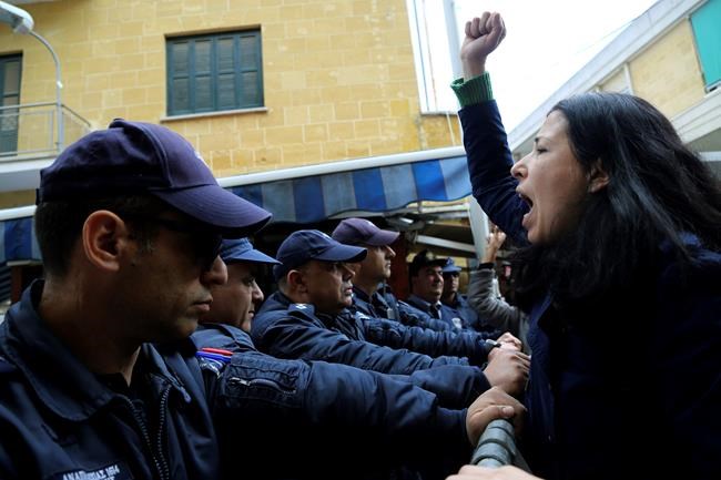 Protesters decry Cyprus crossing point closures over virus | iNFOnews.ca
