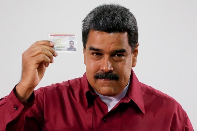 The Latest: Maduro celebrates re-election, urges dialogue | iNFOnews.ca