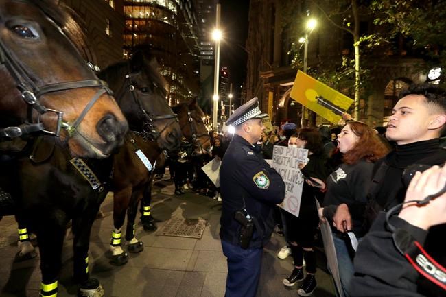 Protesters in Sydney call for change in race relations | iNFOnews.ca CP1107572233