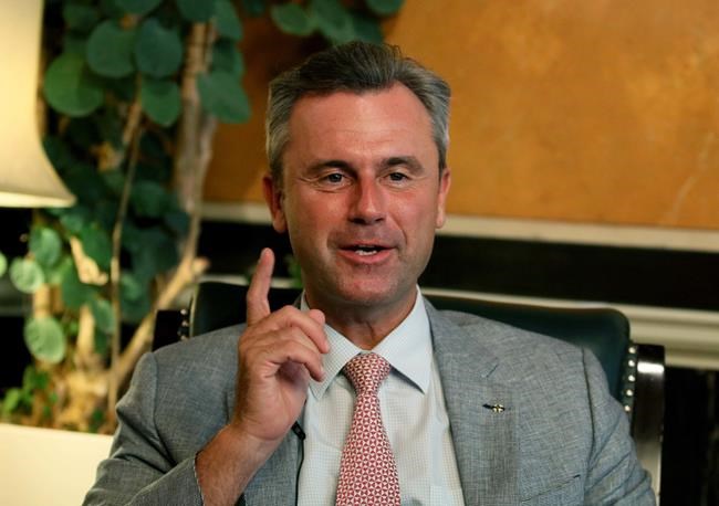 AP Interview: Austria's right-wing presidential candidate | iNFOnews.ca
