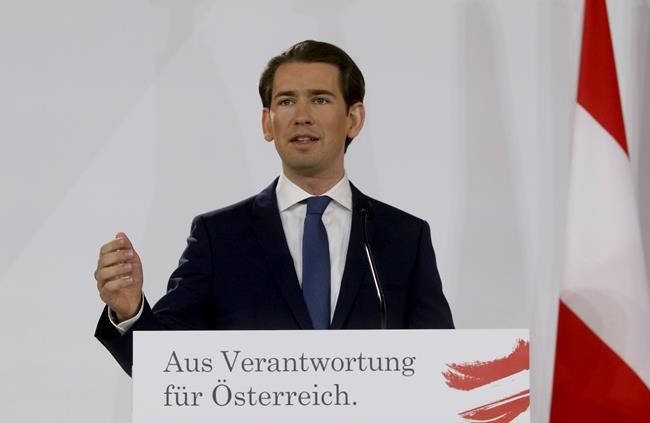 Austria: Kurz sworn in as chancellor, completing comeback | iNFOnews.ca CP1179781979