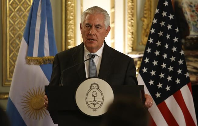 Tillerson says US considers Venezuela oil sale restrictions | iNFOnews.ca Tillerson says US considers Venezuela oil sale restrictions | iNFOnews.ca