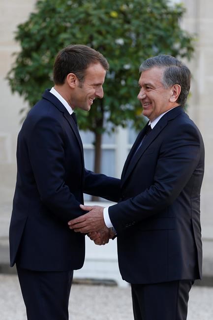 Uzbek president visits France in first visit to EU country | iNFOnews.ca