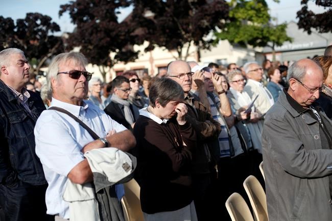 French president attends memorial for IS-slain priest | iNFOnews.ca French president attends memorial for IS-slain priest | iNFOnews.ca