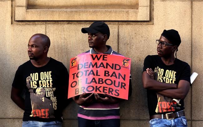 South African union workers protest against corruption | iNFOnews.ca