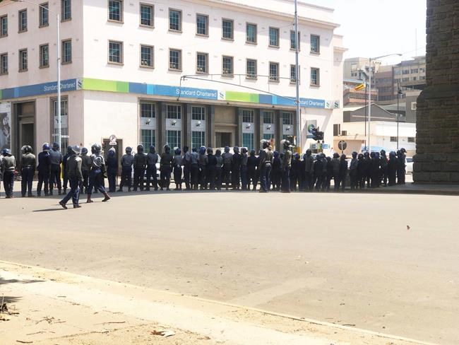 Police patrol Zimbabwe capital before anti-government demos | iNFOnews.ca Police patrol Zimbabwe capital before anti-government demos | iNFOnews.ca