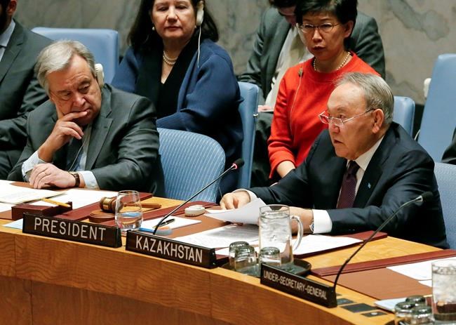 The Latest: Kazakhstan to NKorea: Abandon nuclear ambitions | iNFOnews.ca