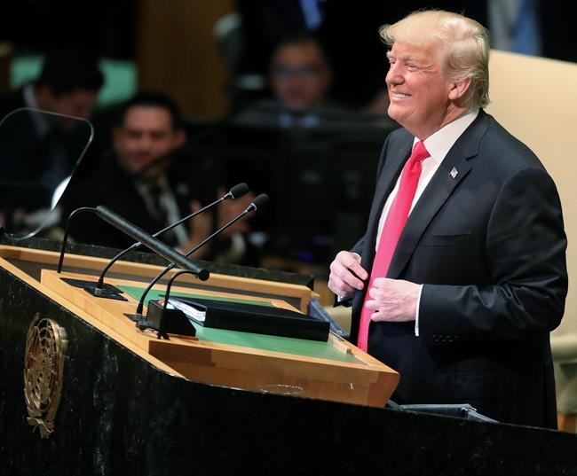 Trump boasts of America's might, draws headshakes at UN | iNFOnews.ca