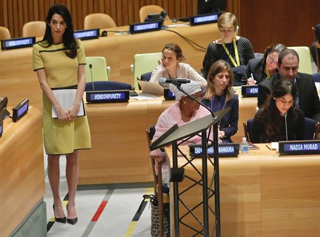 Amal Clooney: Don't let Islamic State get away with genocide | iNFOnews.ca