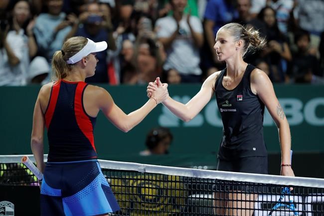 Svitolina and Pliskova win opening matches at WTA Finals | iNFOnews.ca