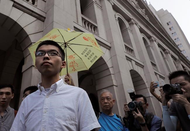 Hong Kong democracy activists Wong, Law freed on bail | iNFOnews.ca
