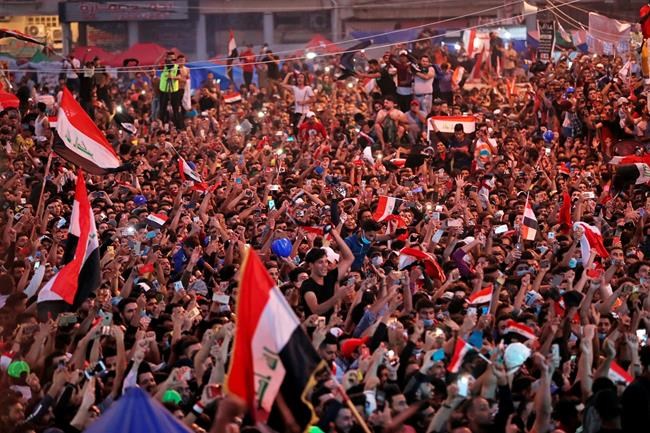 Protesters in Iraq celebrate soccer win against Iran | iNFOnews.ca Protesters in Iraq celebrate soccer win against Iran | iNFOnews.ca