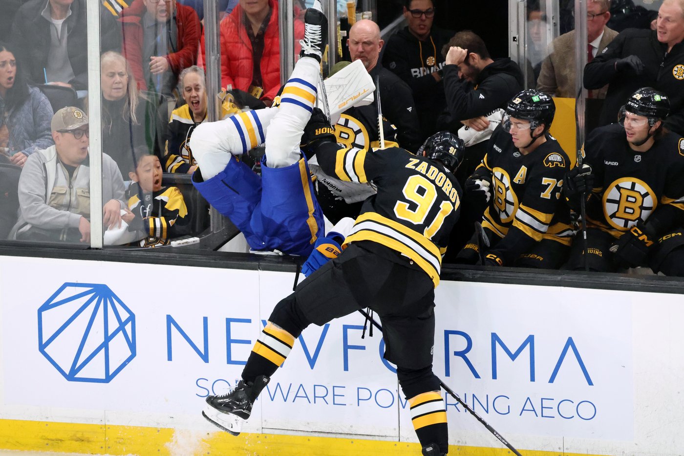 Swayman makes 22 saves, Bruins beat Sabres 3-1 to improve to 3-0 | iNFOnews.ca Swayman makes 22 saves, Bruins beat Sabres 3-1 to improve to 3-0 | iNFOnews.ca