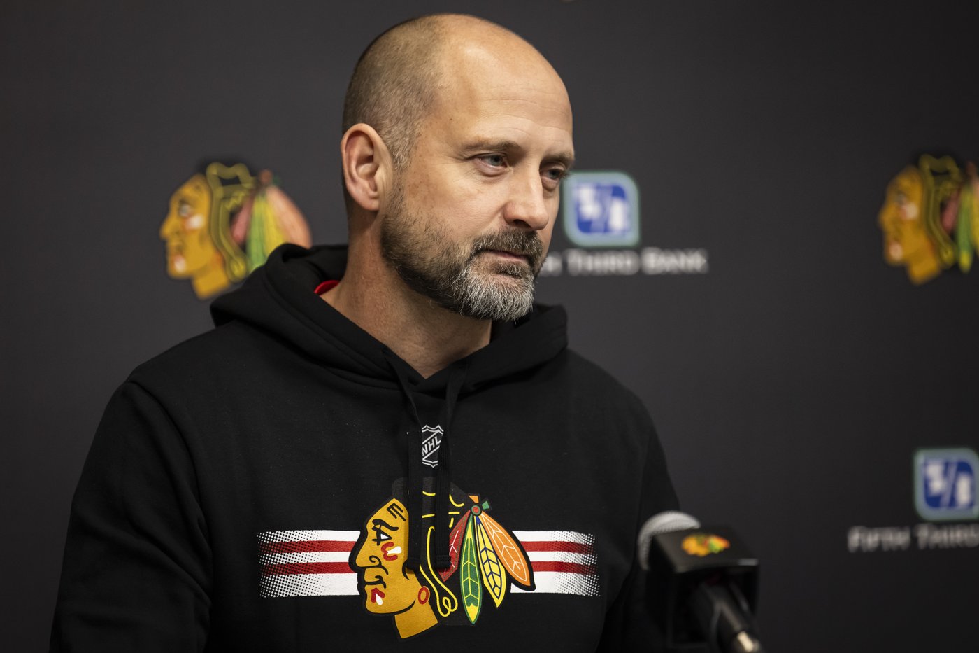 Blackhawks GM Kyle Davidson looks for improvement from team after firing coach | iNFOnews.ca Blackhawks GM Kyle Davidson looks for improvement from team after firing coach | iNFOnews.ca