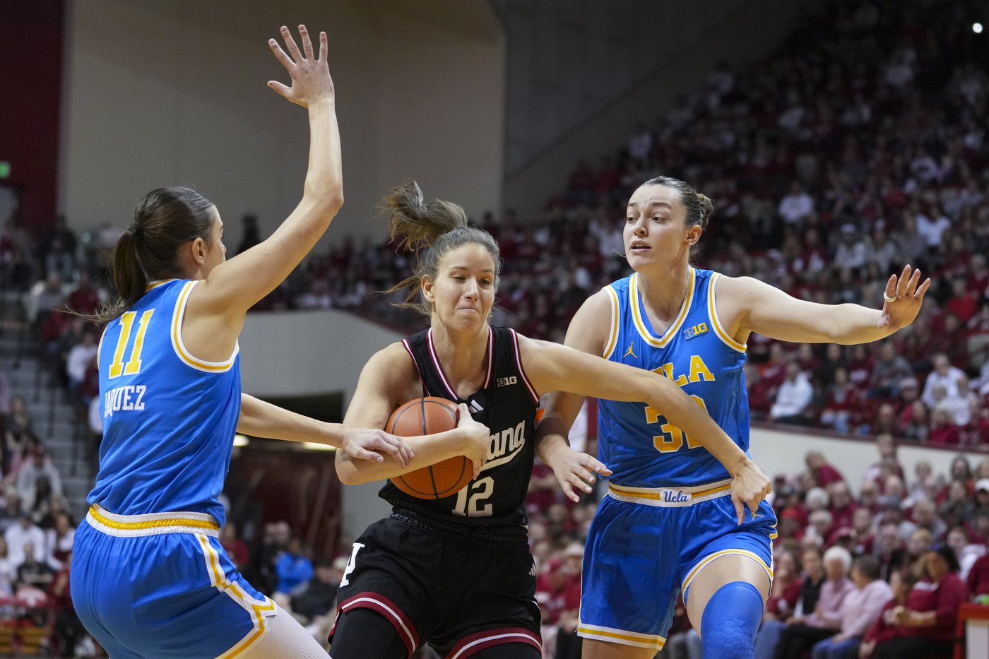 Betts dominates as No . 1 UCLA women cruise past Indiana 73-62 | iNFOnews.ca Betts dominates as No . 1 UCLA women cruise past Indiana 73-62 | iNFOnews.ca