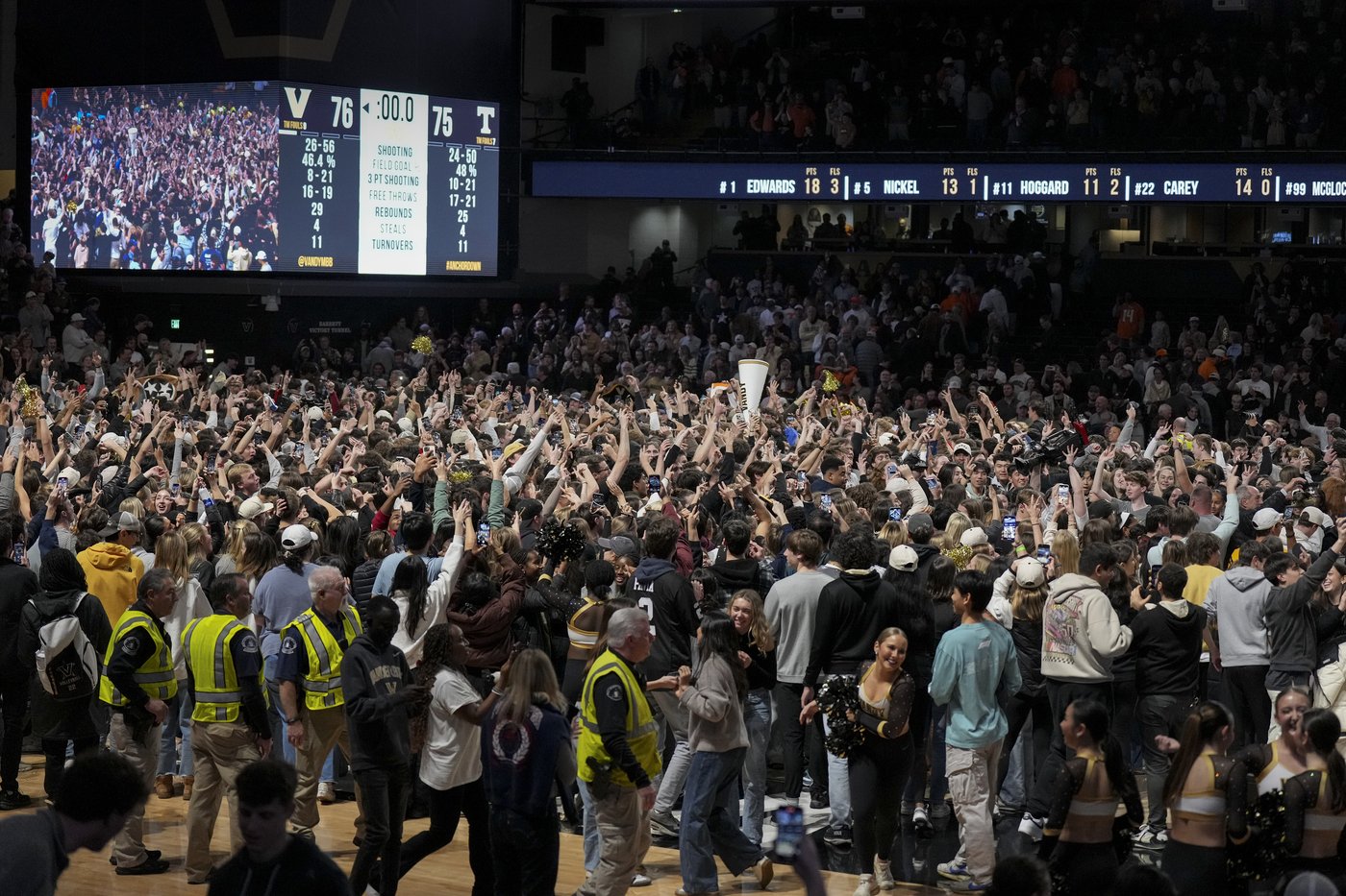 Vanderbilt fined $250,000 by SEC for allowing fans to storm court after victory over Tennessee | iNFOnews.ca