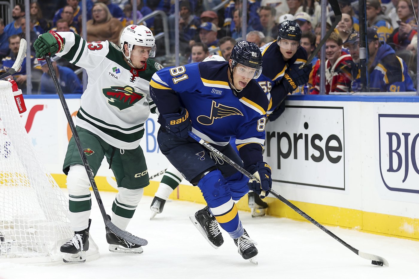 Goalie Gustavsson makes 27 saves, scores an empty-netter, Wild beat Blues 4-1 | iNFOnews.ca Goalie Gustavsson makes 27 saves, scores an empty-netter, Wild beat Blues 4-1 | iNFOnews.ca