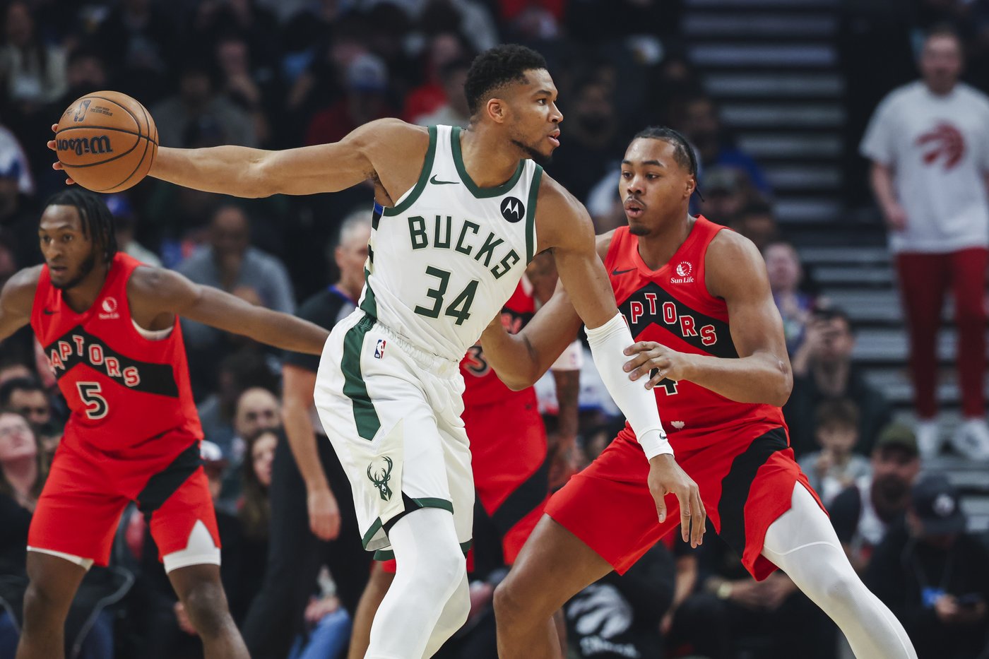 Raptors' Barnes was in tough against Bucks 'Force of Nature' | iNFOnews.ca