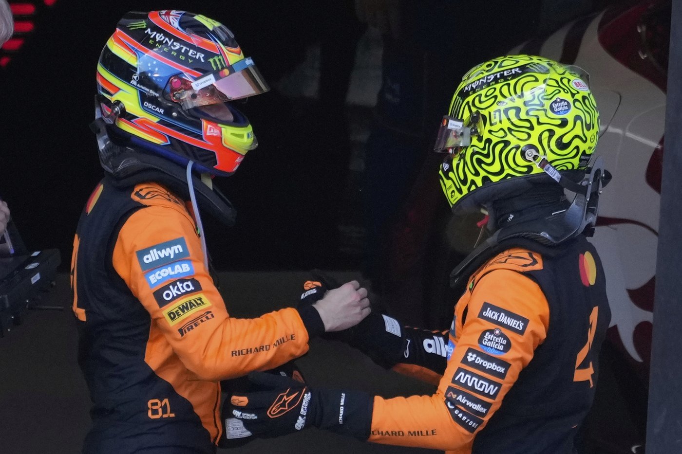 Norris and Piastri take an unusually friendly F1 title rivalry to Norris' home turf | iNFOnews.ca
