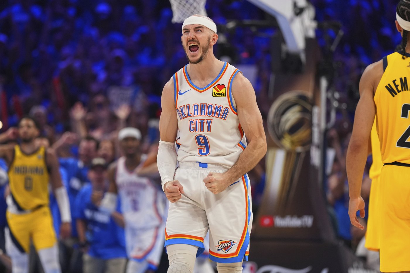Game 5: Williams scores 40 points and Thunder win 120-109 for a 3-2 NBA Finals lead over Pacers | iNFOnews.ca Game 5: Williams scores 40 points and Thunder win 120-109 for a 3-2 NBA Finals lead over Pacers | iNFOnews.ca