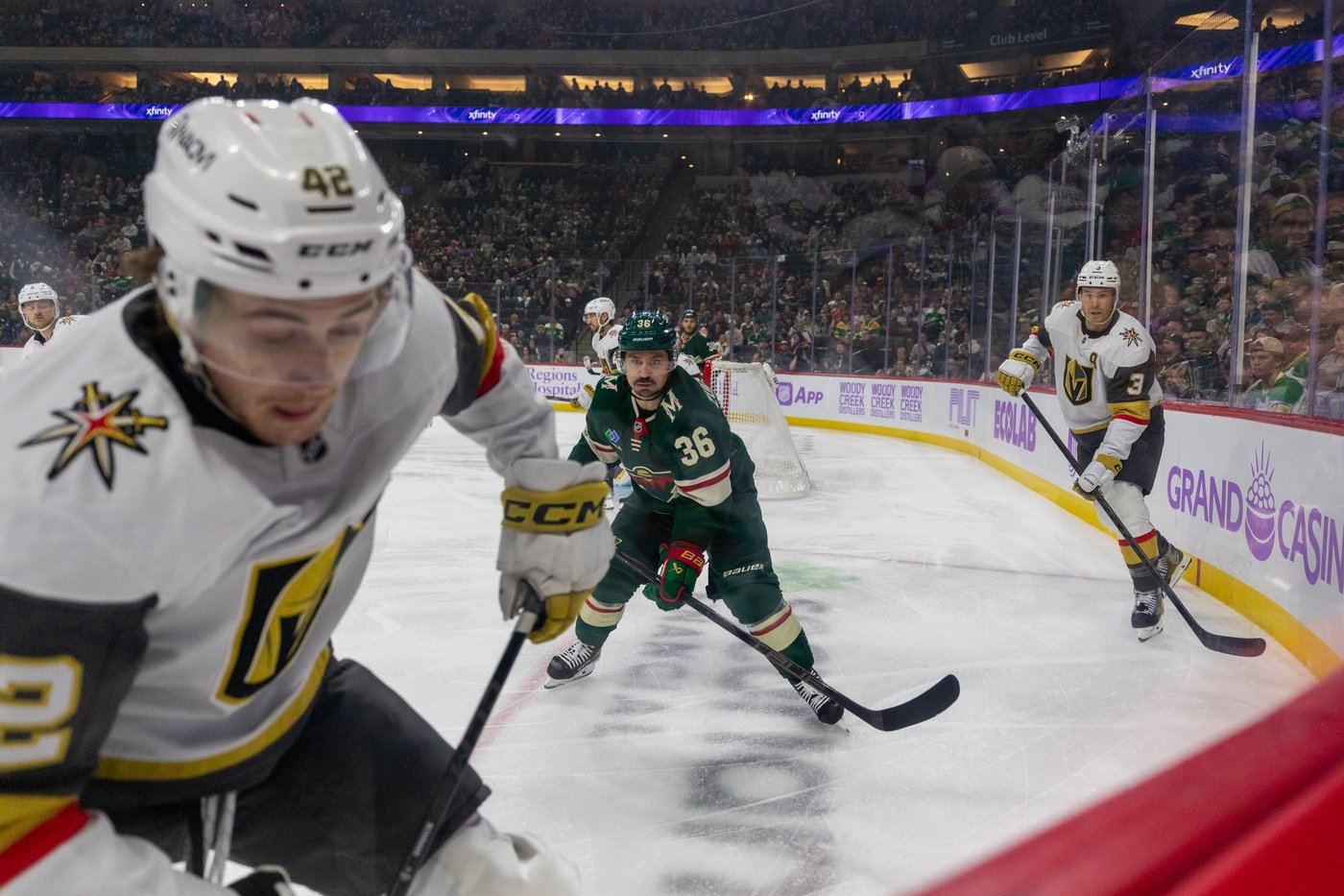 Kaprizov scores on late OT power play to left Wild past Golden Knights, 3-2 | iNFOnews.ca