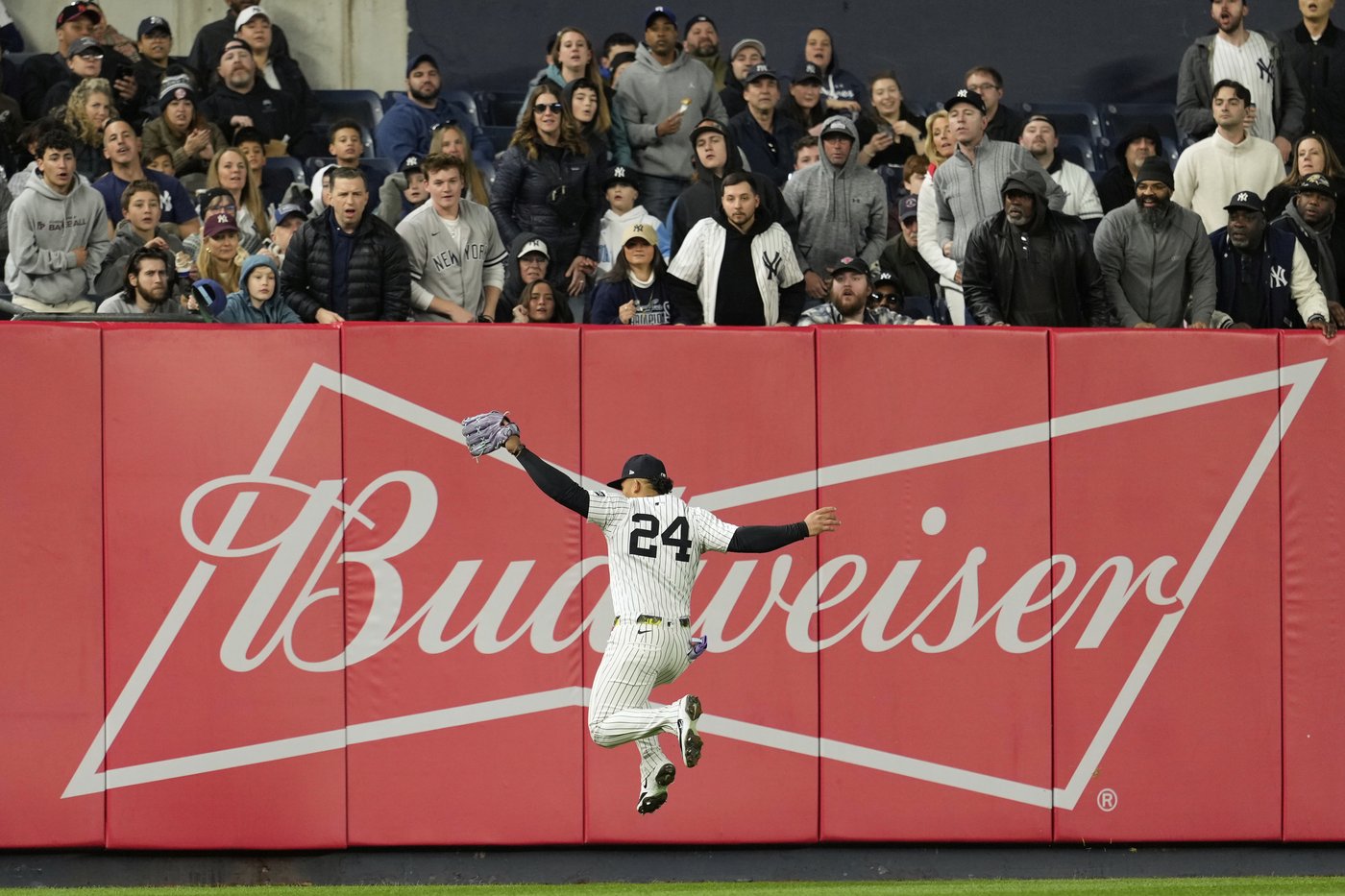 Yankees rookie Jasson Domínguez shows improvement in left field and then delivers at the plate, too | iNFOnews.ca Yankees rookie Jasson Domínguez shows improvement in left field and then delivers at the plate, too | iNFOnews.ca