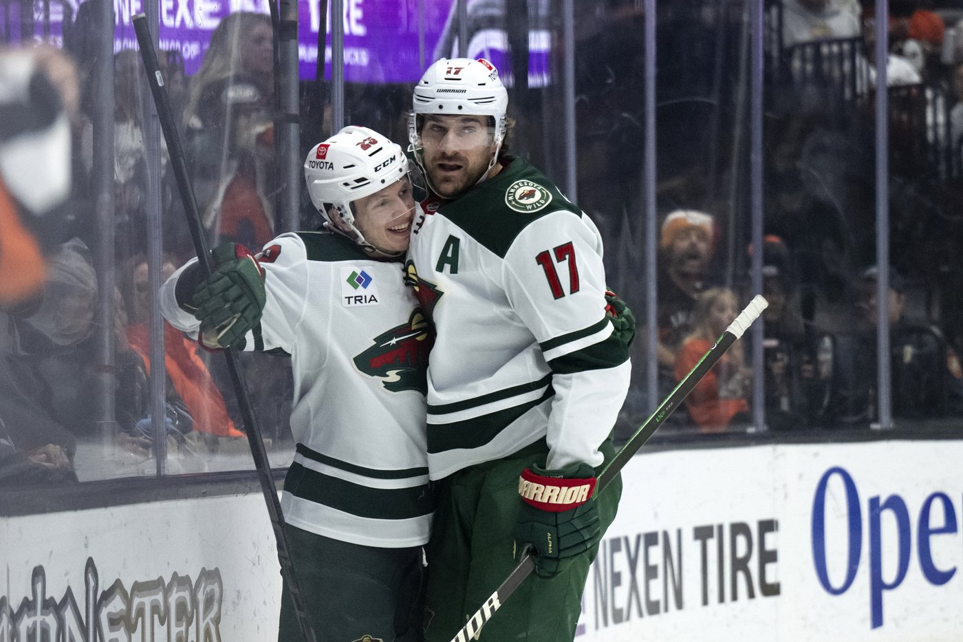 Rossi, Kaprizov help Wild beat Ducks 5-1 for 5th straight win | iNFOnews.ca