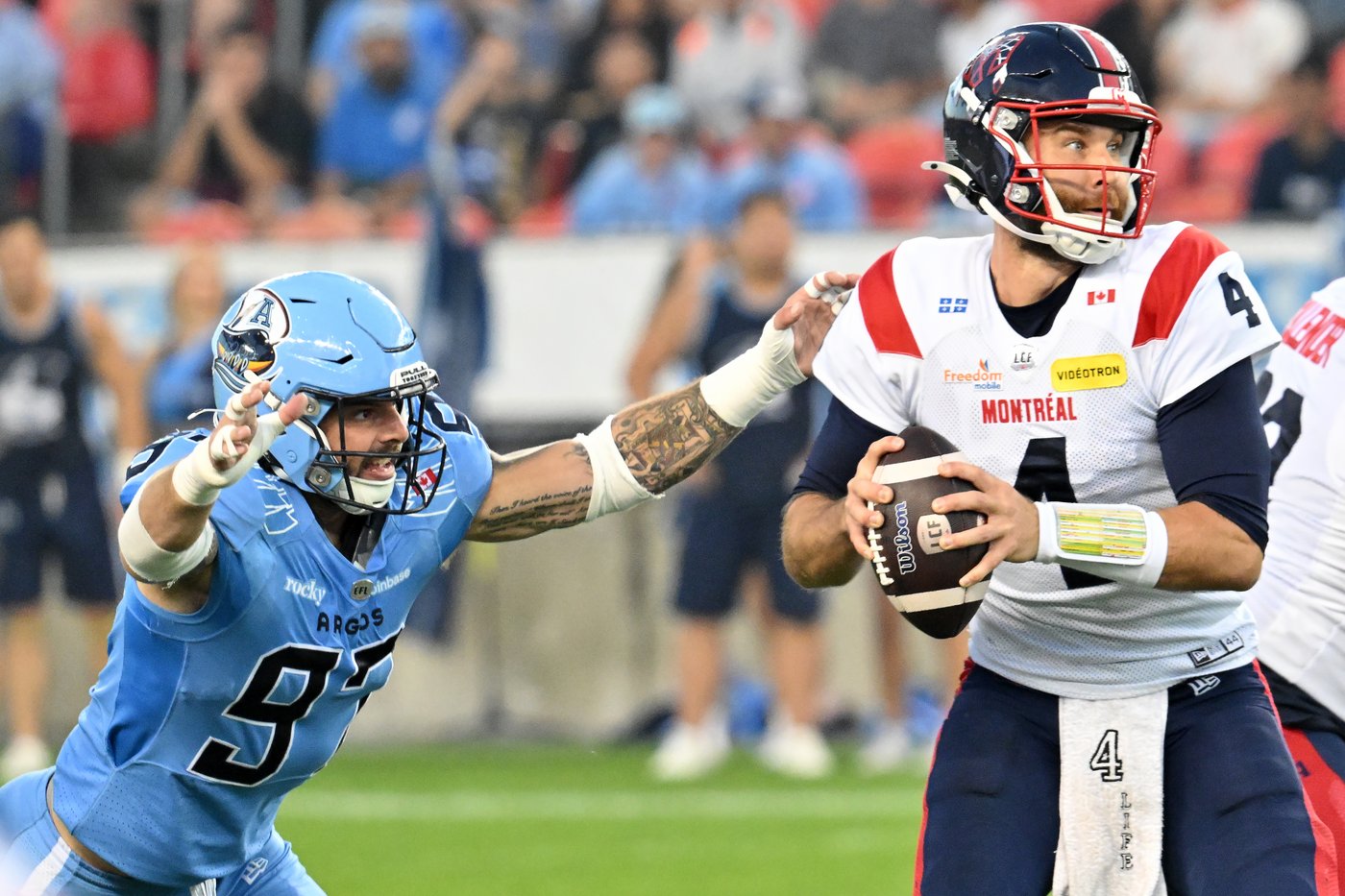 Sneads fourth-quarter touchdown rallies Alouettes past Argonauts 21-19 | iNFOnews.ca Sneads fourth-quarter touchdown rallies Alouettes past Argonauts 21-19 | iNFOnews.ca