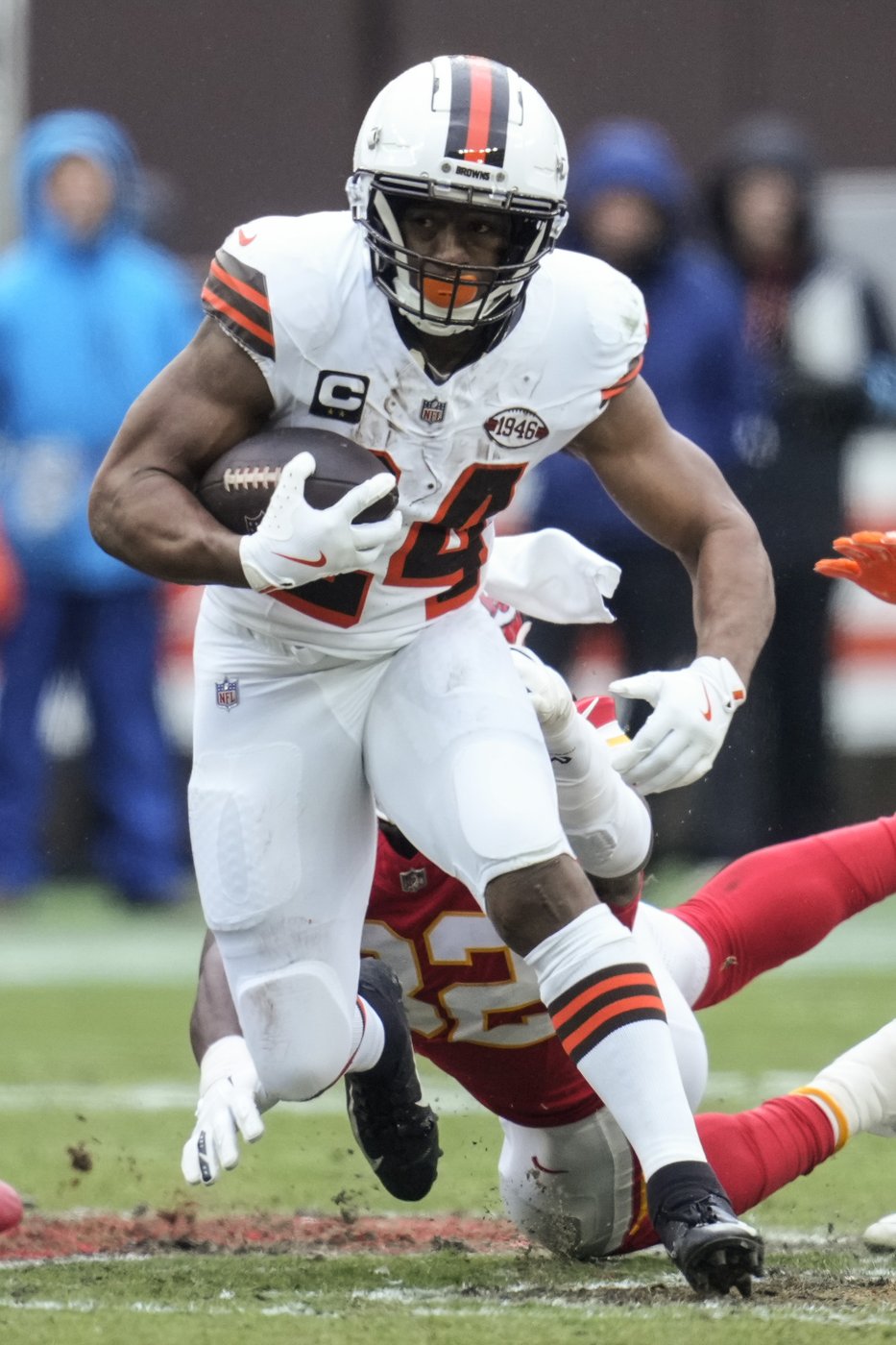 Browns running back Chubb breaks foot in another setback after his season-ending knee injury in '23 | iNFOnews.ca Browns running back Chubb breaks foot in another setback after his season-ending knee injury in '23 | iNFOnews.ca