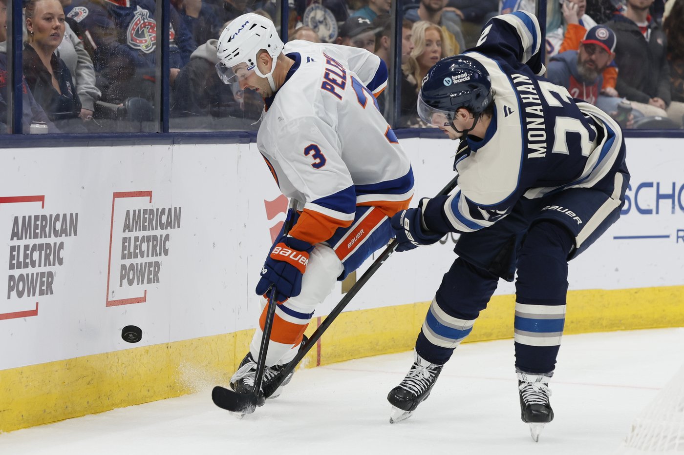 Severson scores and Merzlikins stops 28 shots as the Blue Jackets beat the Islanders 2-0 | iNFOnews.ca