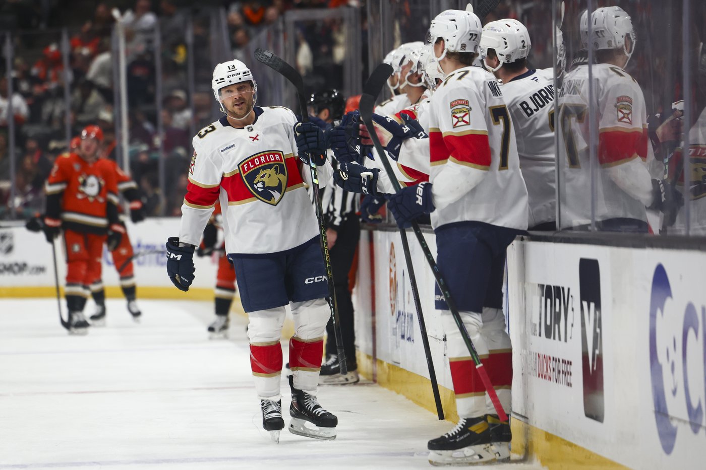 Reinhart, Verhaeghe lead Florida to 5-2 victory over Anaheim | iNFOnews.ca