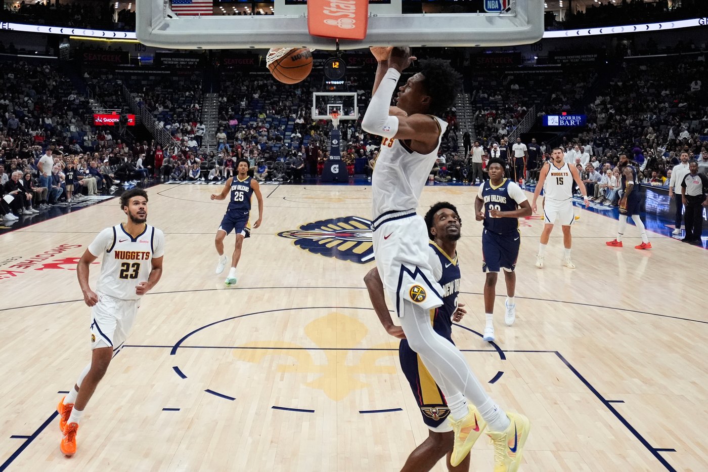 Jokic's triple-double and Watson's career-high 32 points push the Nuggets past the Pelicans, 125-118 | iNFOnews.ca Jokic's triple-double and Watson's career-high 32 points push the Nuggets past the Pelicans, 125-118 | iNFOnews.ca