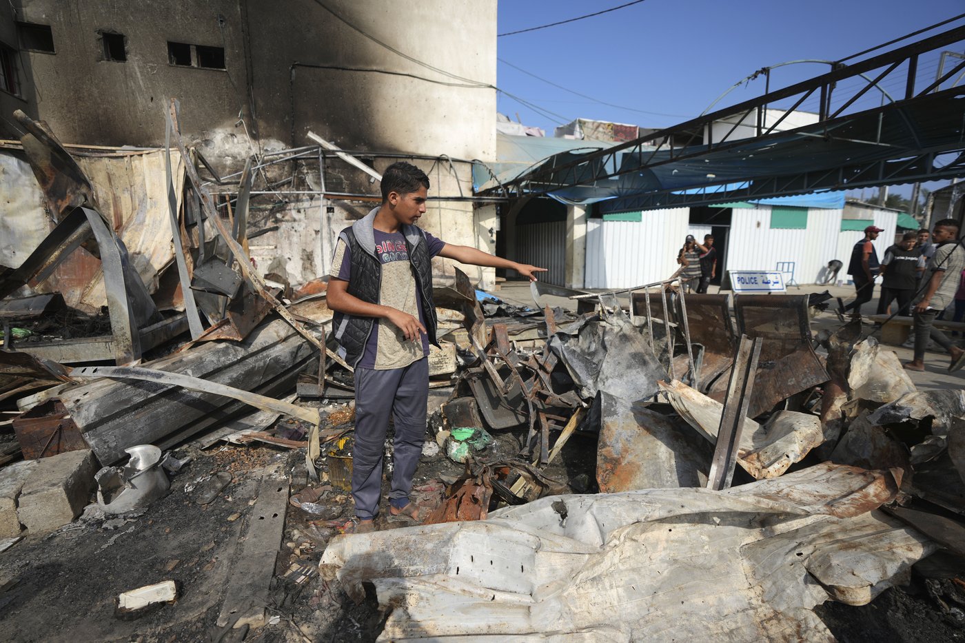 A Palestinian student was asleep in his tent at a hospital when an Israeli strike brought an inferno | iNFOnews.ca