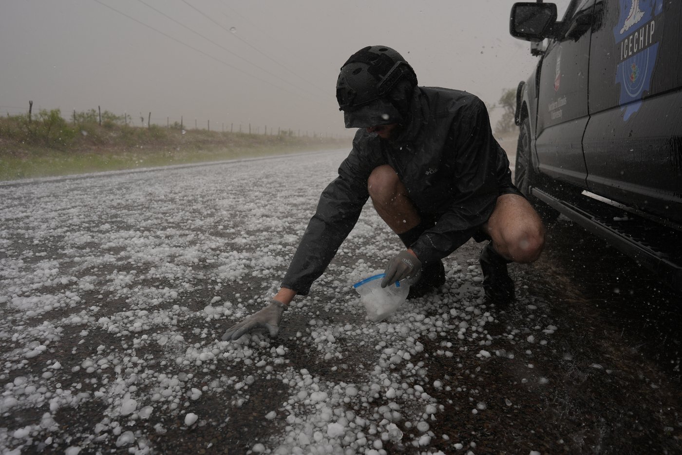 Ping, ping ping. Here's what it's like to drive into a big hailstorm in the name of science | iNFOnews.ca Ping, ping ping. Here's what it's like to drive into a big hailstorm in the name of science | iNFOnews.ca
