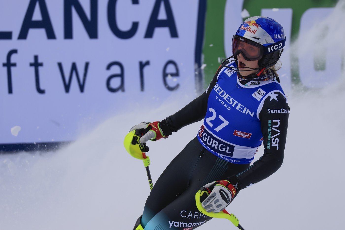 Shiffrin wins World Cup slalom and takes quest for her 100th victory to North America | iNFOnews.ca Shiffrin wins World Cup slalom and takes quest for her 100th victory to North America | iNFOnews.ca