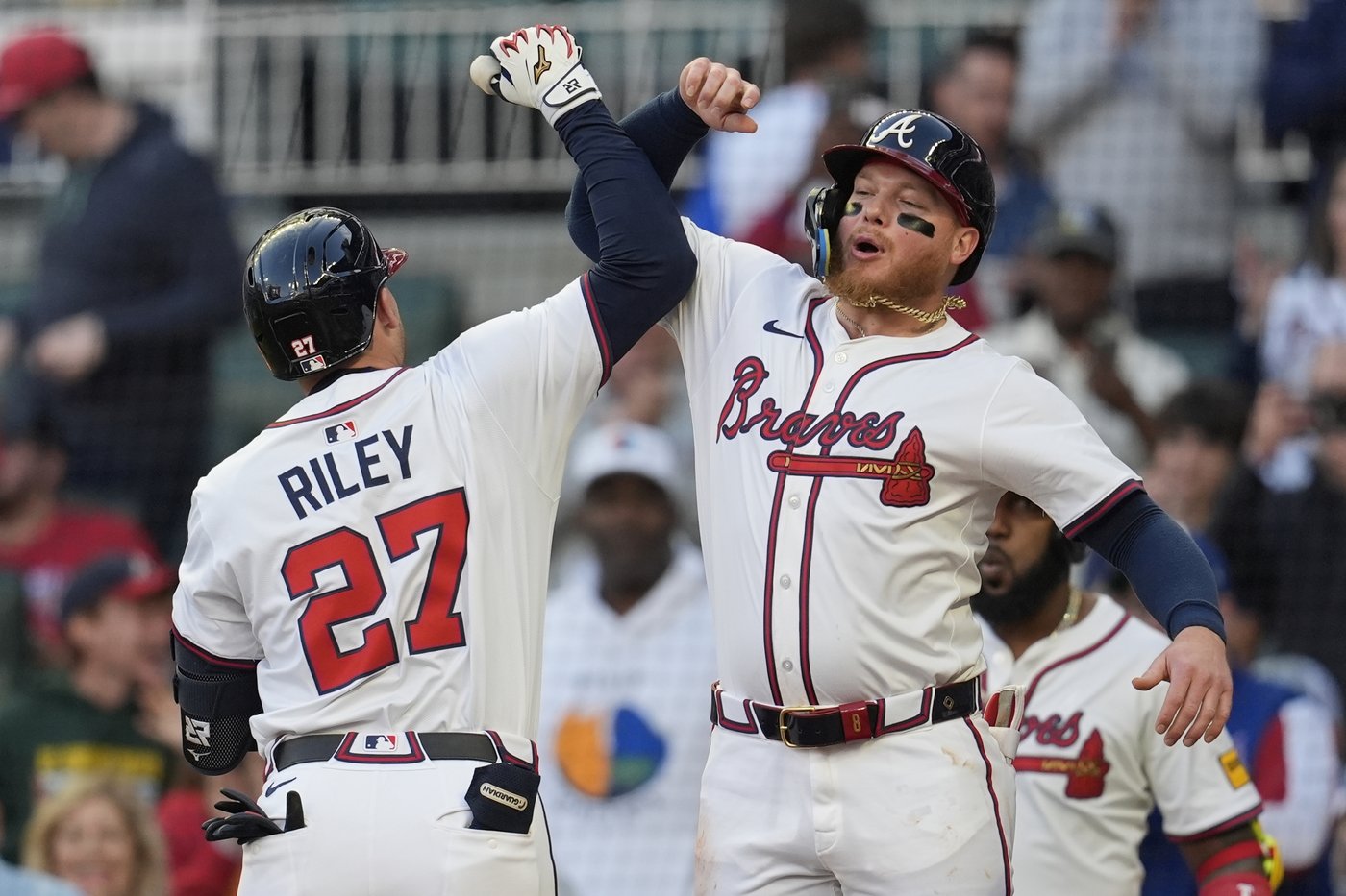 Riley and Braves receive morale boost from long-awaited 1st win of season against powerful Dodgers | iNFOnews.ca Riley and Braves receive morale boost from long-awaited 1st win of season against powerful Dodgers | iNFOnews.ca