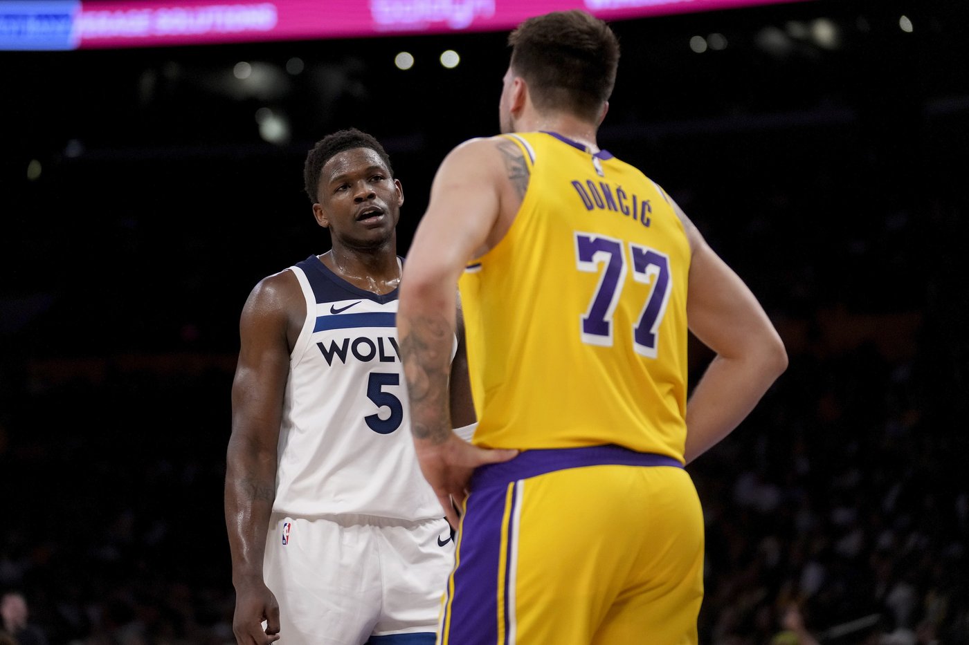 Luka scores 31, and the Lakers muscle past the Timberwolves 94-85 to even 1st-round series | iNFOnews.ca Luka scores 31, and the Lakers muscle past the Timberwolves 94-85 to even 1st-round series | iNFOnews.ca
