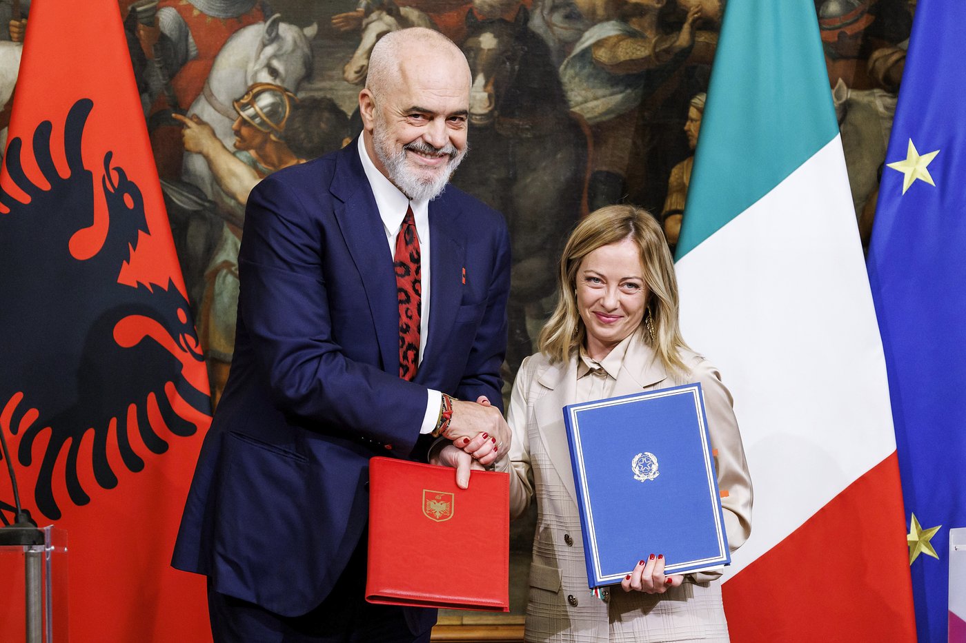 Italy sends the first ship with migrants to Albania as rights groups warn of a dangerous precedent | iNFOnews.ca Italy sends the first ship with migrants to Albania as rights groups warn of a dangerous precedent | iNFOnews.ca