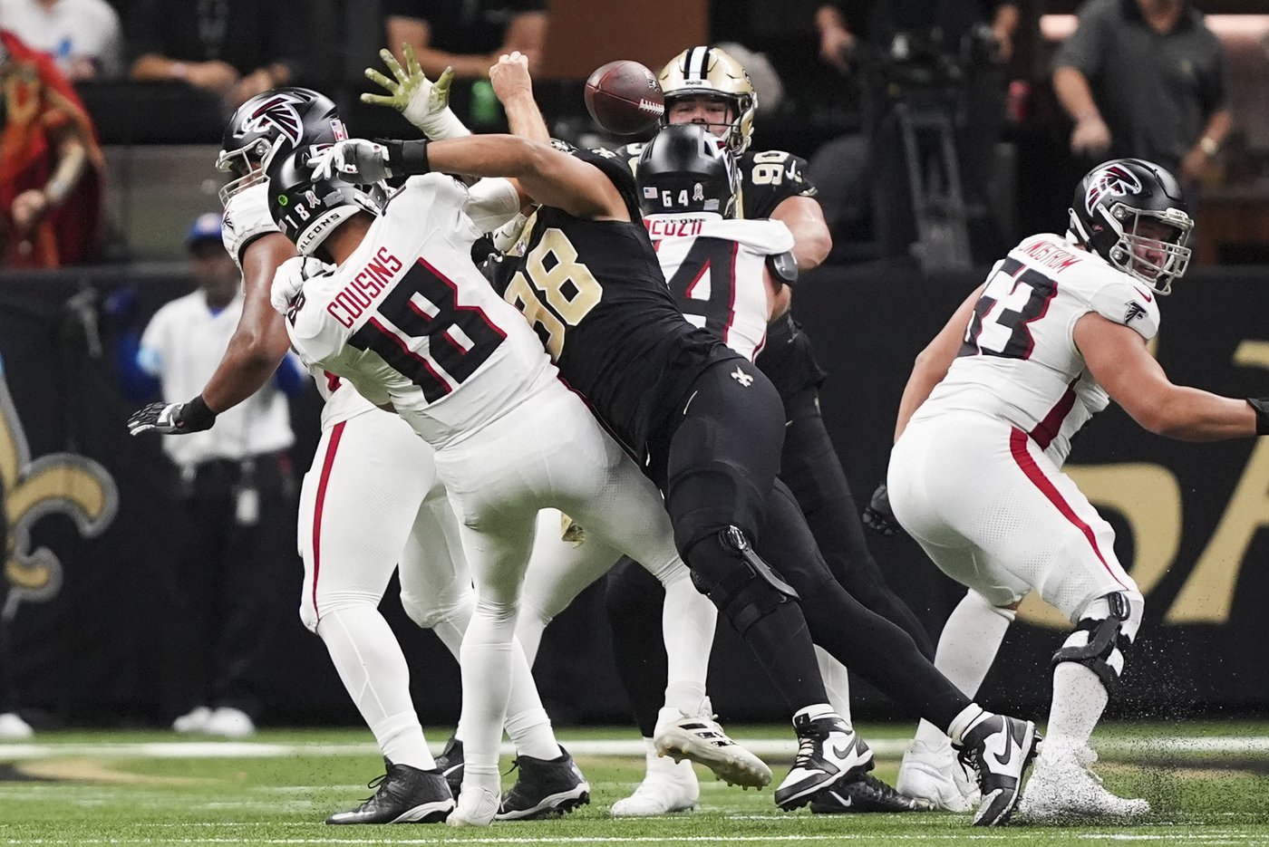 Uncharacteristic and untimely struggles doomed the Falcons against the Saints | iNFOnews.ca Uncharacteristic and untimely struggles doomed the Falcons against the Saints | iNFOnews.ca