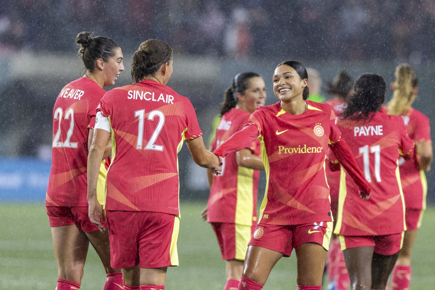 Sinclair scores in retirement match, Thorns down Angel City 3-0 to clinch playoff spot before 23,000 | iNFOnews.ca Sinclair scores in retirement match, Thorns down Angel City 3-0 to clinch playoff spot before 23,000 | iNFOnews.ca