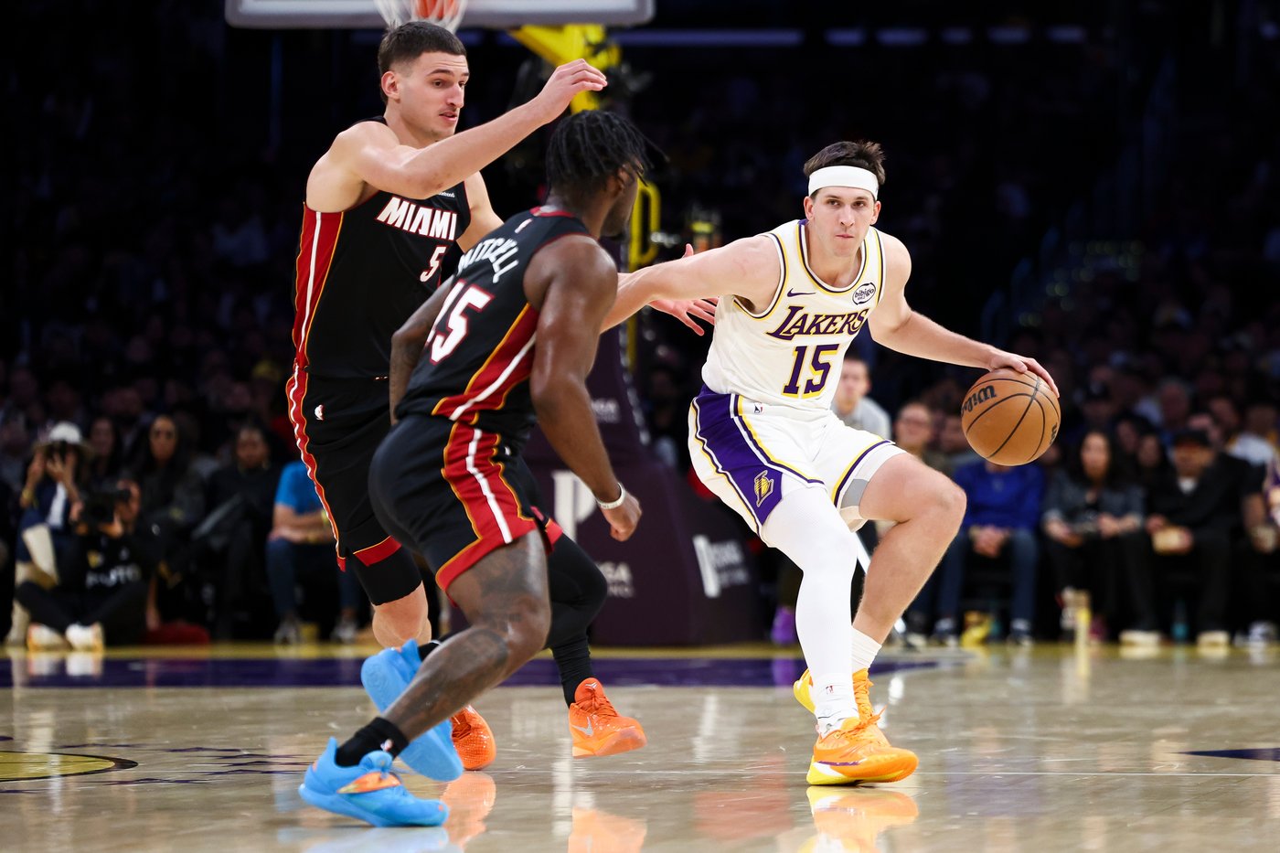 Lakers beat Heat 130-120 behind Doncic's triple-double | iNFOnews.ca