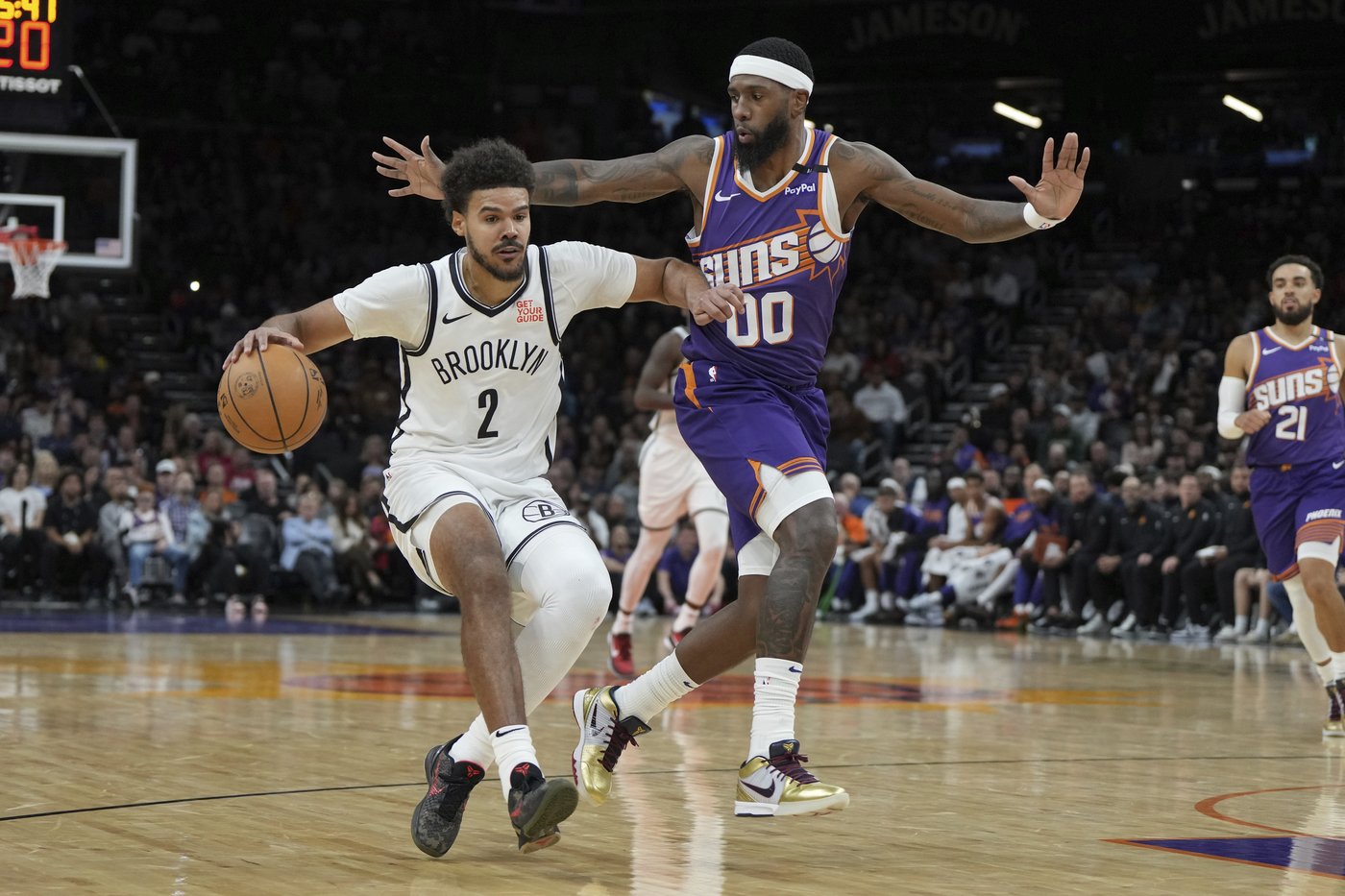 Nets play without forward Cam Johnson because of an ankle injury | iNFOnews.ca Nets play without forward Cam Johnson because of an ankle injury | iNFOnews.ca