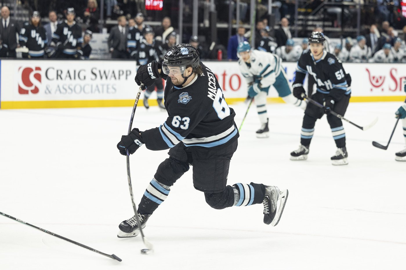 Wennberg's OT goal gives Sharks 5-4 win over Utah for 1st win | iNFOnews.ca